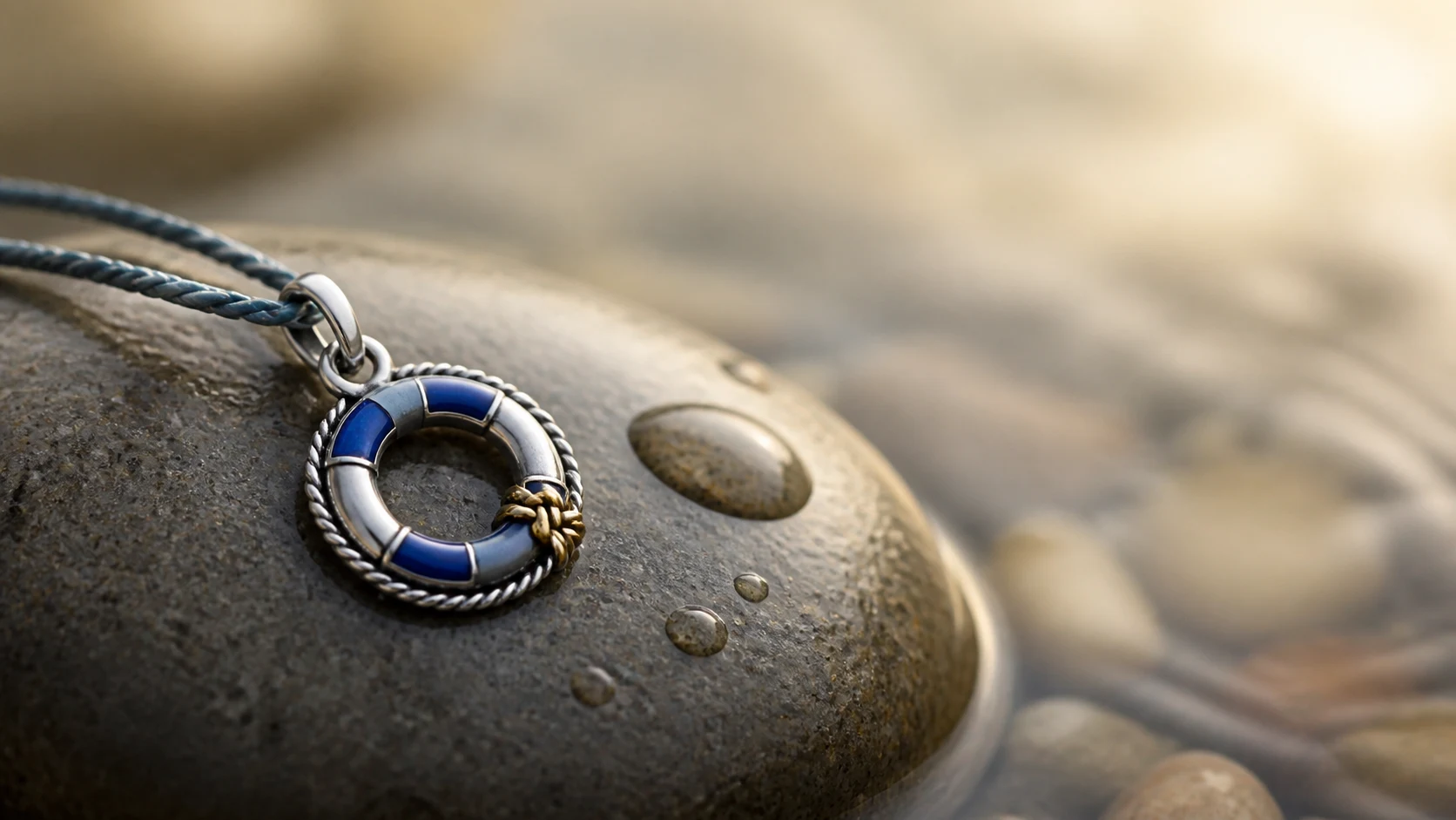 물에 빠지는 꿈에서 만들어진 꿈부적 예시